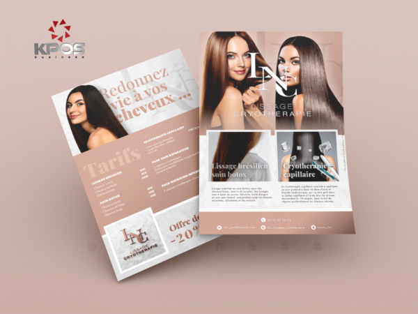 Création de Flyer Recto Verso – Format personnalisé – Image 2