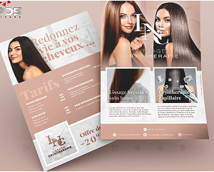 Création de Flyer Recto Verso – Format personnalisé